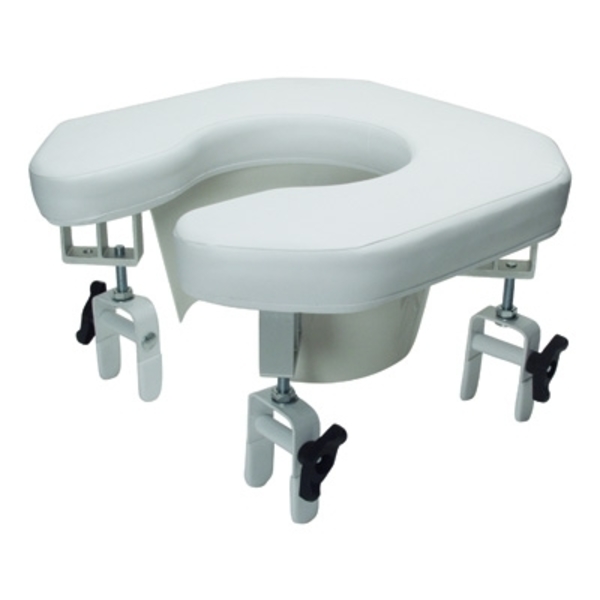 Lumex Multi-Position Open Padded Raised Toilet Seat 6497A